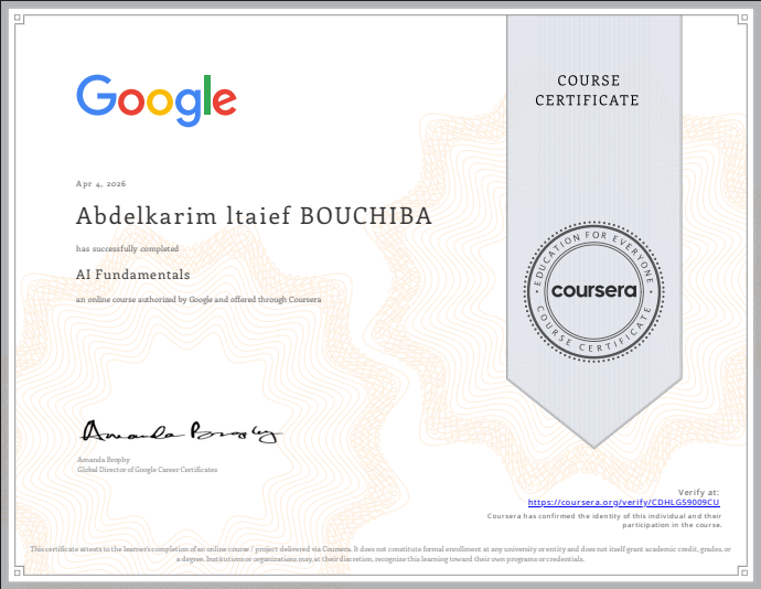 AI Fundamentals Certificate